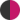 Black nickel / Fuchsia - Selected colour